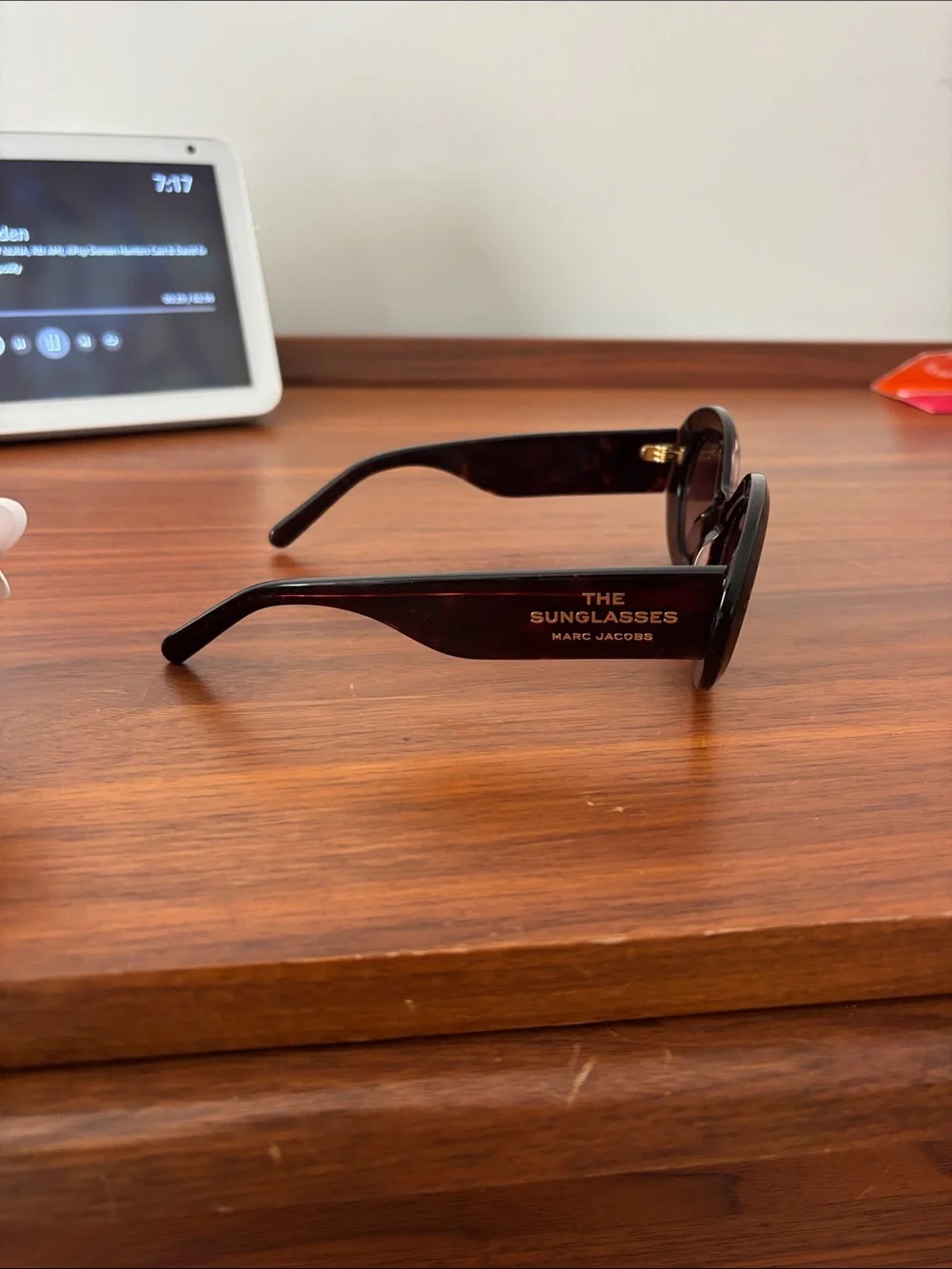 Marc Jacobs The Sunglasses Tortoiseshell Black Frame